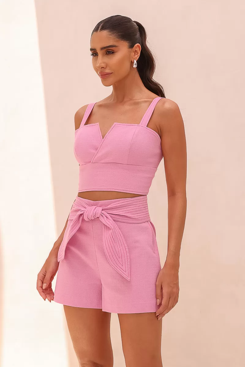 Dot Clothing - Shorts Dot Clothing Marcela Rosa - 2560ROSA