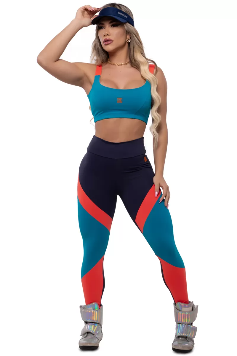 Trincks - Luna Navy Blue Legging and Top Set - 