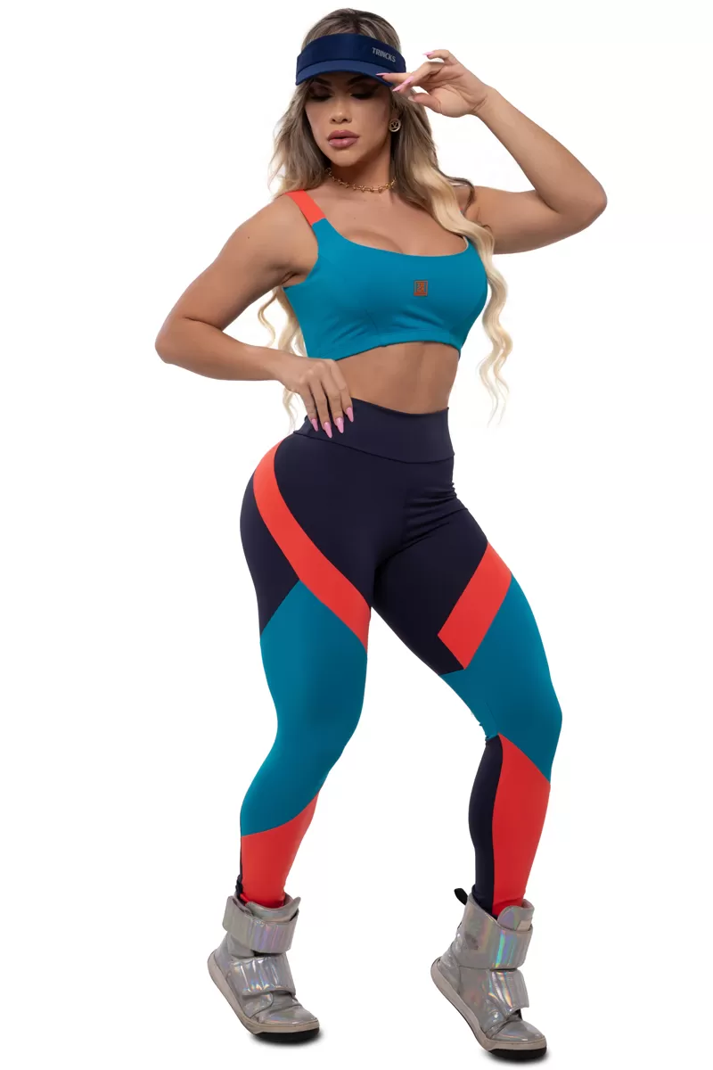 Trincks - Luna Navy Blue Legging and Top Set - 