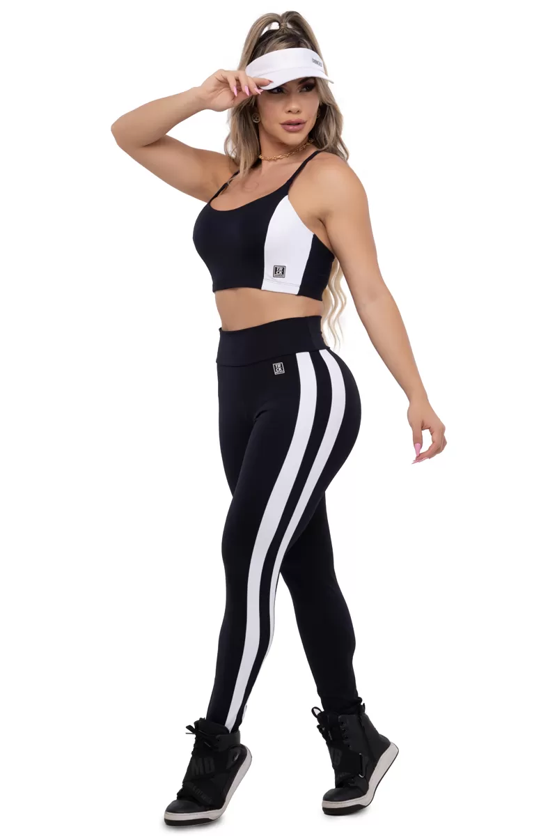 Trincks - Conjunto Legging e Top Legday Preto - 