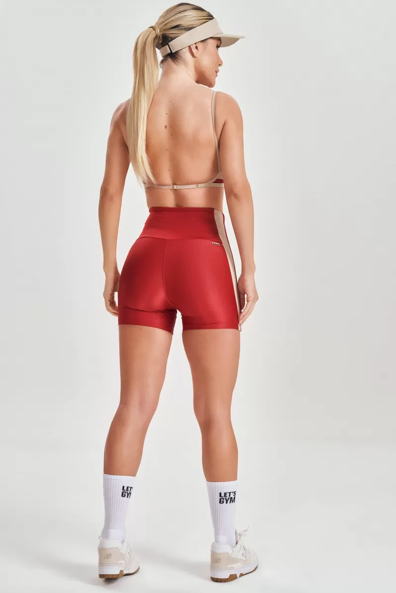 Lets Gym - Vintage Red Sports Bra - 2557VM