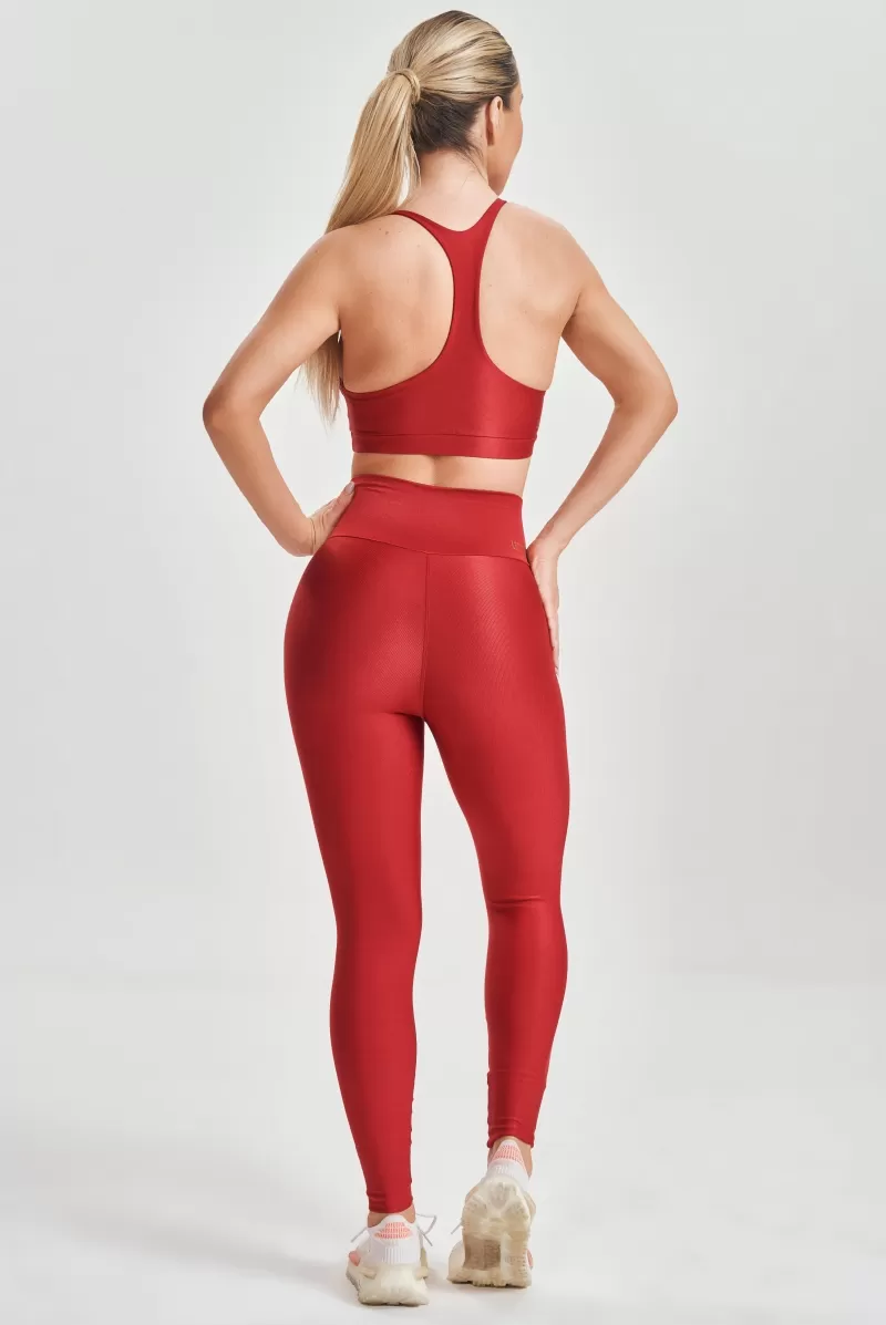 Lets Gym - Legging Just Vermelho - 2555VM