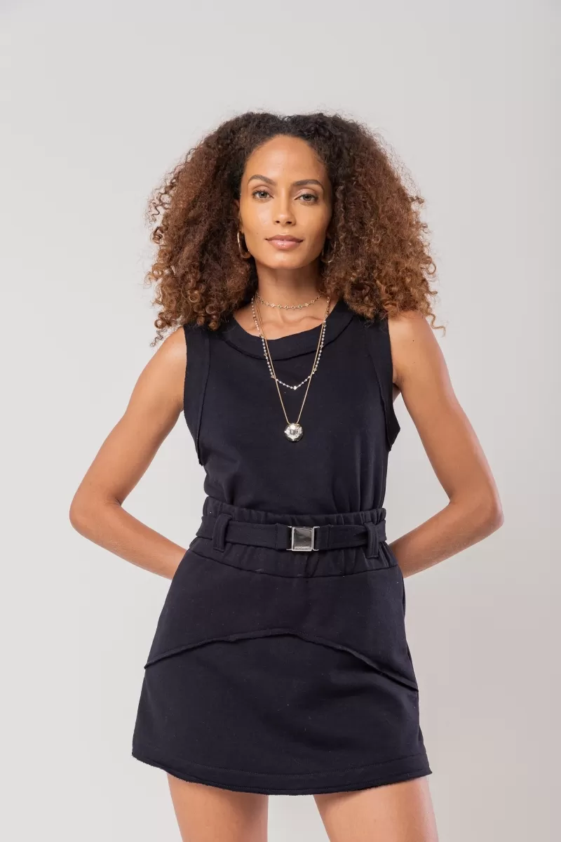 Hidrogênio - BLACK SWEATSHIRT WITH THREAD - 20206001