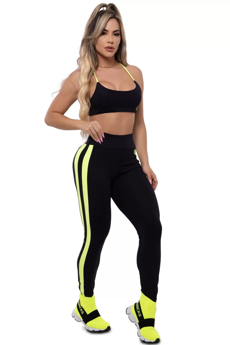 Trincks - Legday Black/Neon Leggings and Top Set - 