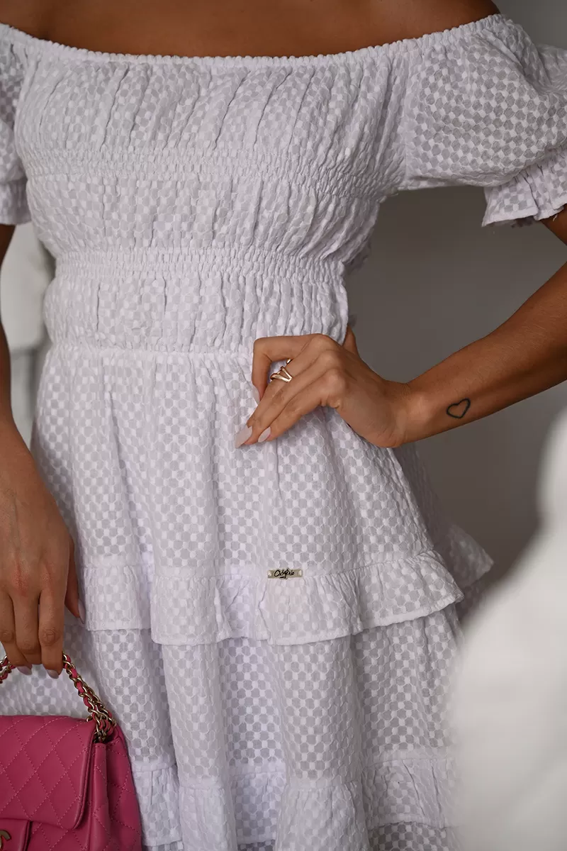 Oxigênio - Dress Oxygen workout wheeldo Sol Off-the-shoulder Off-white - 2452189OFF