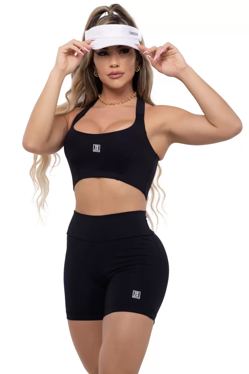 Trincks - Conjunto Short e Top Basic Preto - 