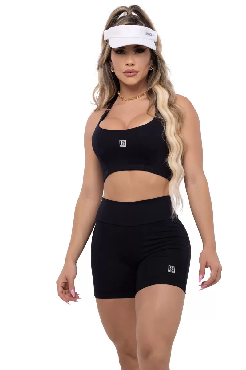 Trincks - Conjunto Short e Top Basic Preto - 