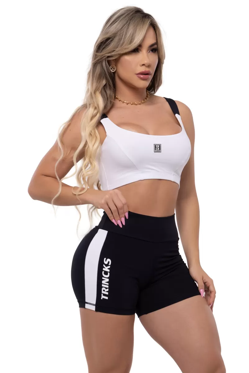 Trincks - Top Legday Branco e Preto - 