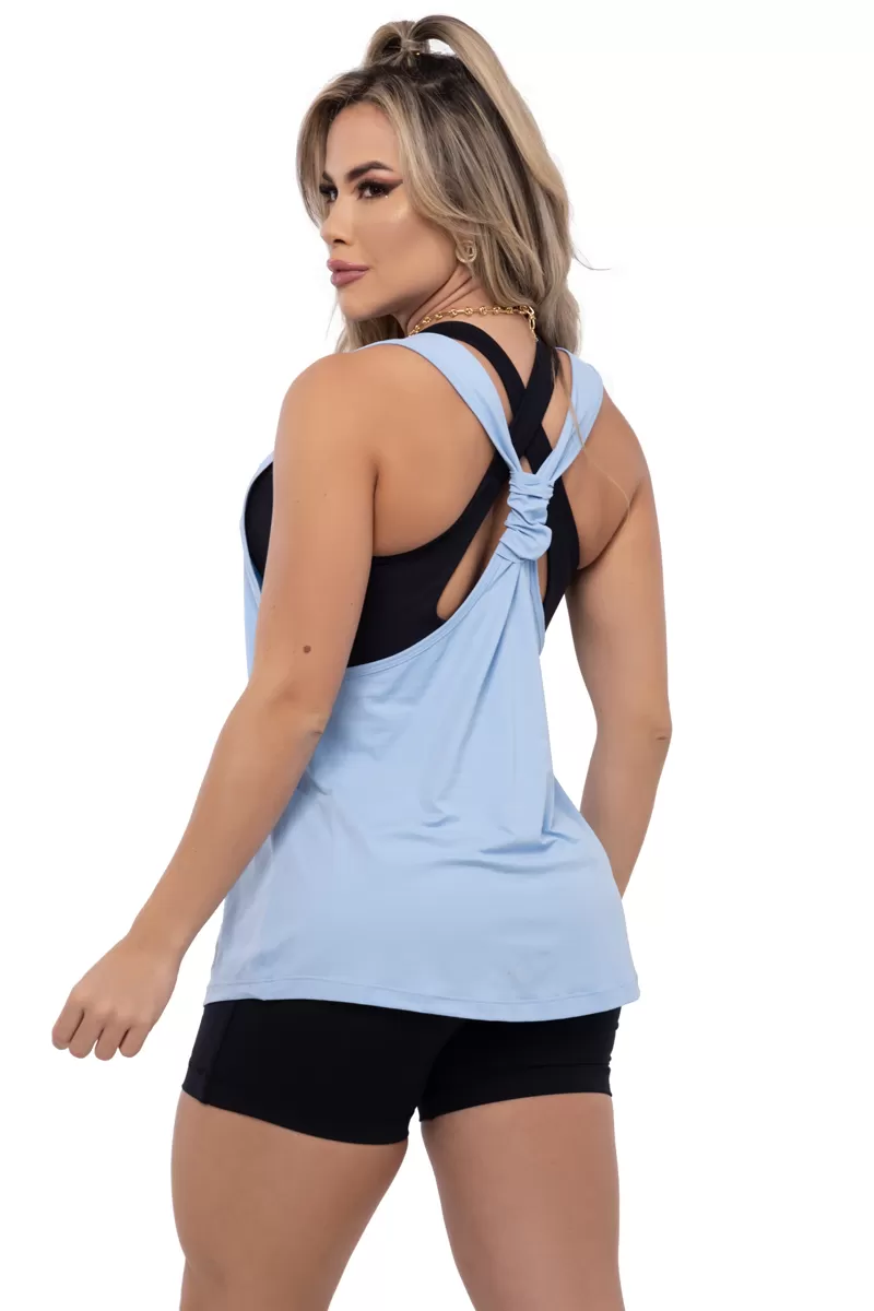 Trincks - Power Train Tank Shirt Light Blue Polyamide - 