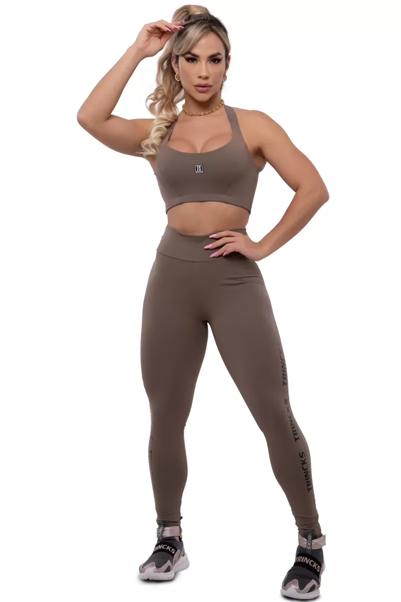 Trincks - Basic Cappucino Leggings and Top Set - 