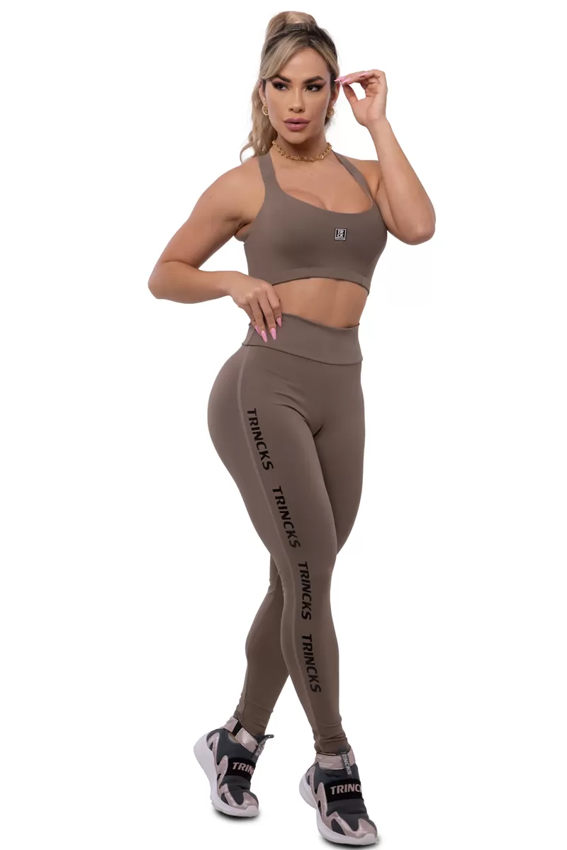 Trincks - Basic Cappucino Leggings and Top Set - 
