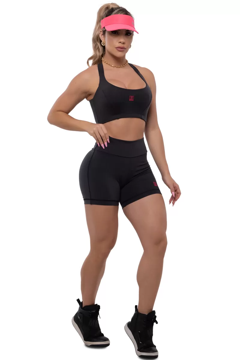 Trincks - Conjunto Short e Top Basic Chumbo - 