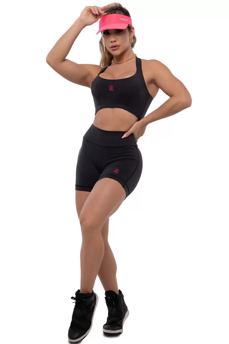 Trincks - Conjunto Short e Top Basic Chumbo - 