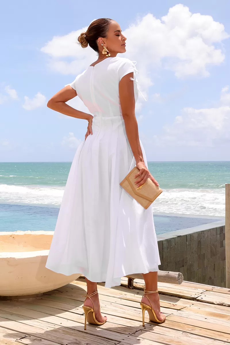 Dot Clothing - Dress Dot Clothing Jennifer Midi White - 2544BRANCO