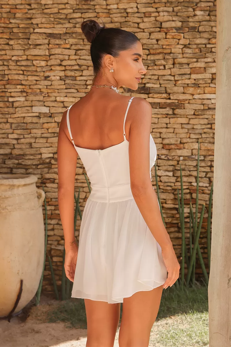 Dot Clothing - Macaquinho Dot Clothing Celeste Off White - 2577OFF