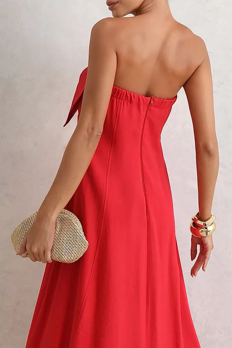 Miss Misses - Vestido Vania Vermelho - 54469024