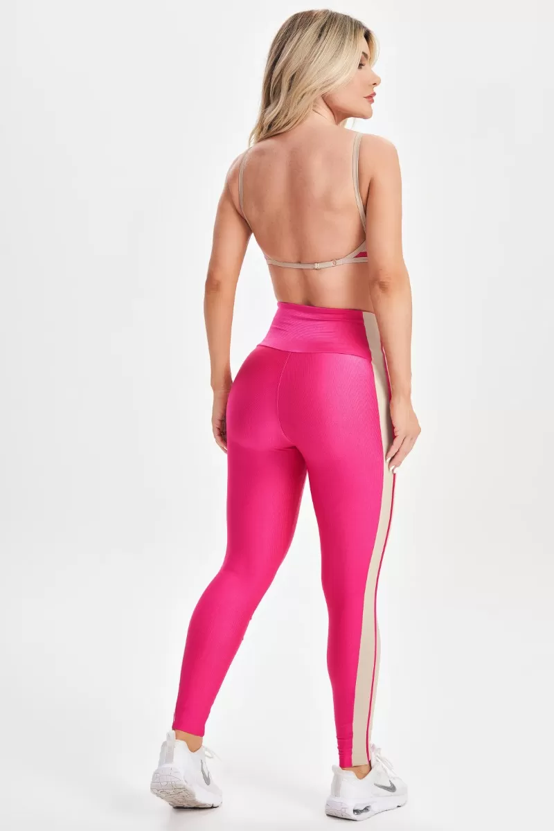 Lets Gym - Majestic Pink Leggings - 2710RP