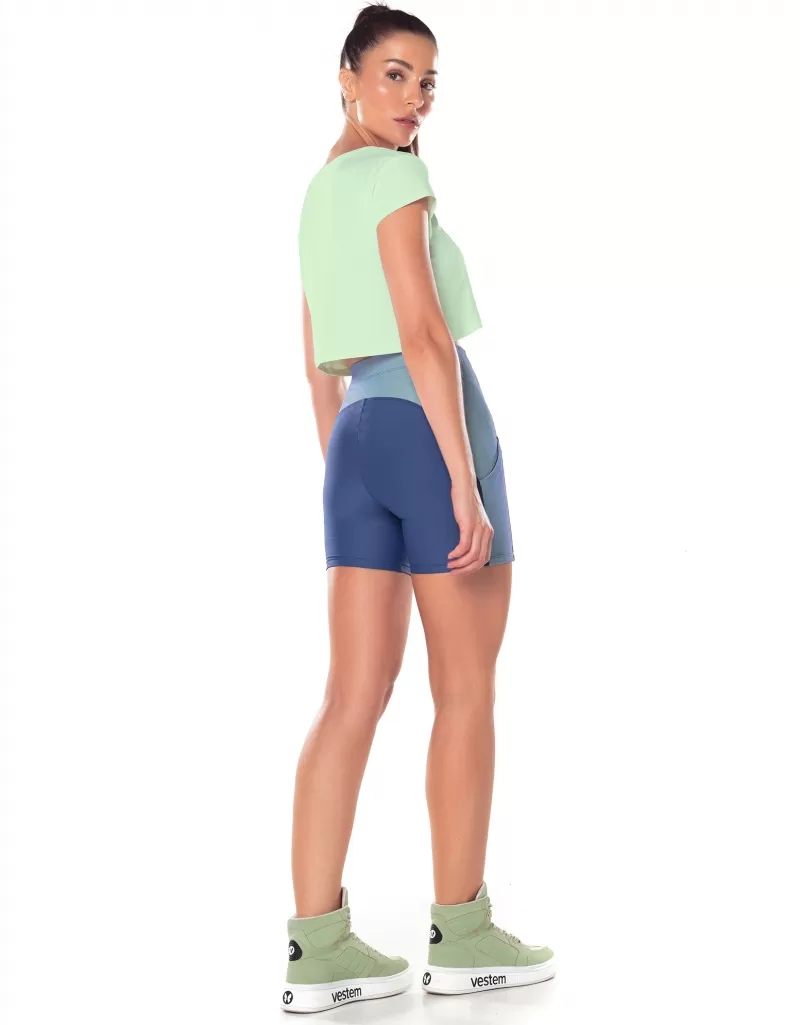 Vestem - Dry Fit Amber Mint Green Short Sleeve Shirt - BMC625.ESS.C0280