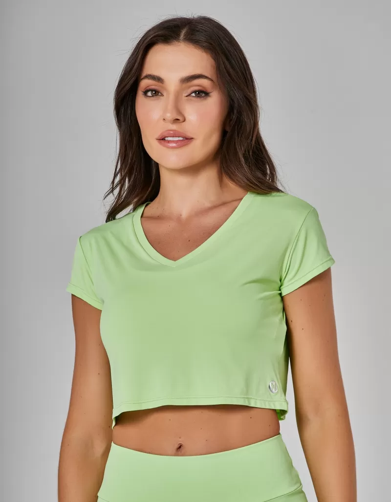 Vestem - Blusa Manga Curta Dry Fit Amber Verde Menta - BMC625.ESS.C0280