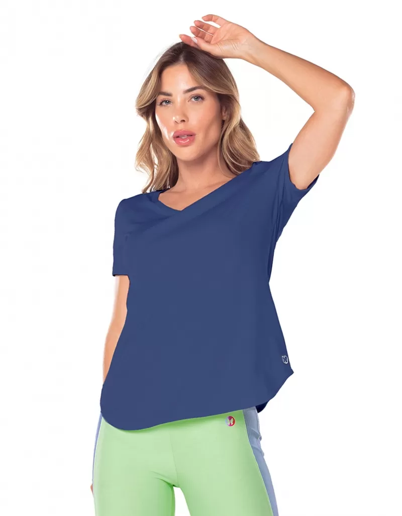 Vestem - Zadar Short Sleeve Dry Fit Shirt in Jeans Blue - BMC654.ESS.C0257