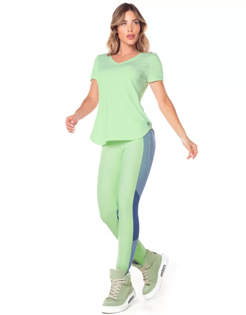 Vestem - Zadar Dry Fit Short Sleeve Shirt Mint Green - BMC654.ESS.C0280