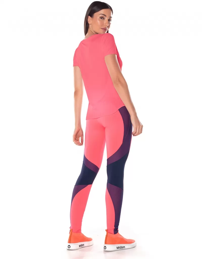 Vestem - Blusa Manga Curta Dry Fit Zadar Rosa Electra - BMC654.ESS.C0428