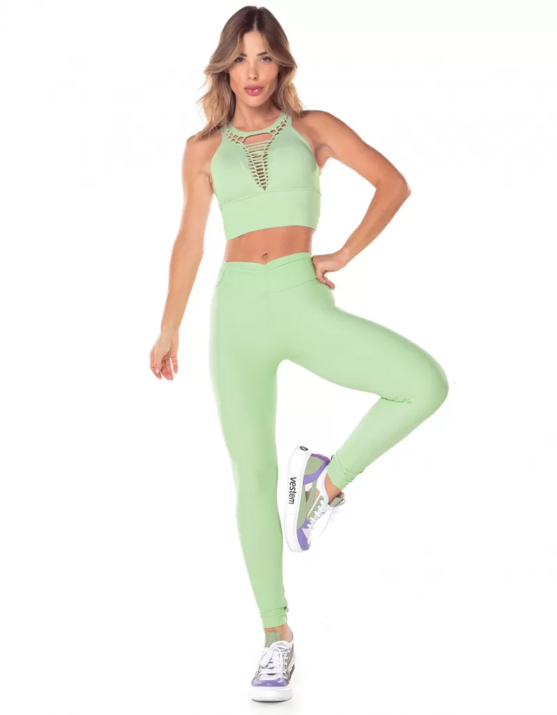 Vestem - Legging Fuso Fact Verde Menta - FS626.ESS.C0280