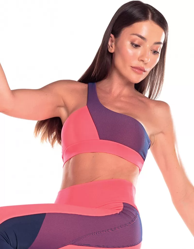 Vestem - Top Ombro Unico Maré Rosa Electra - TOP1056.V25.C0428