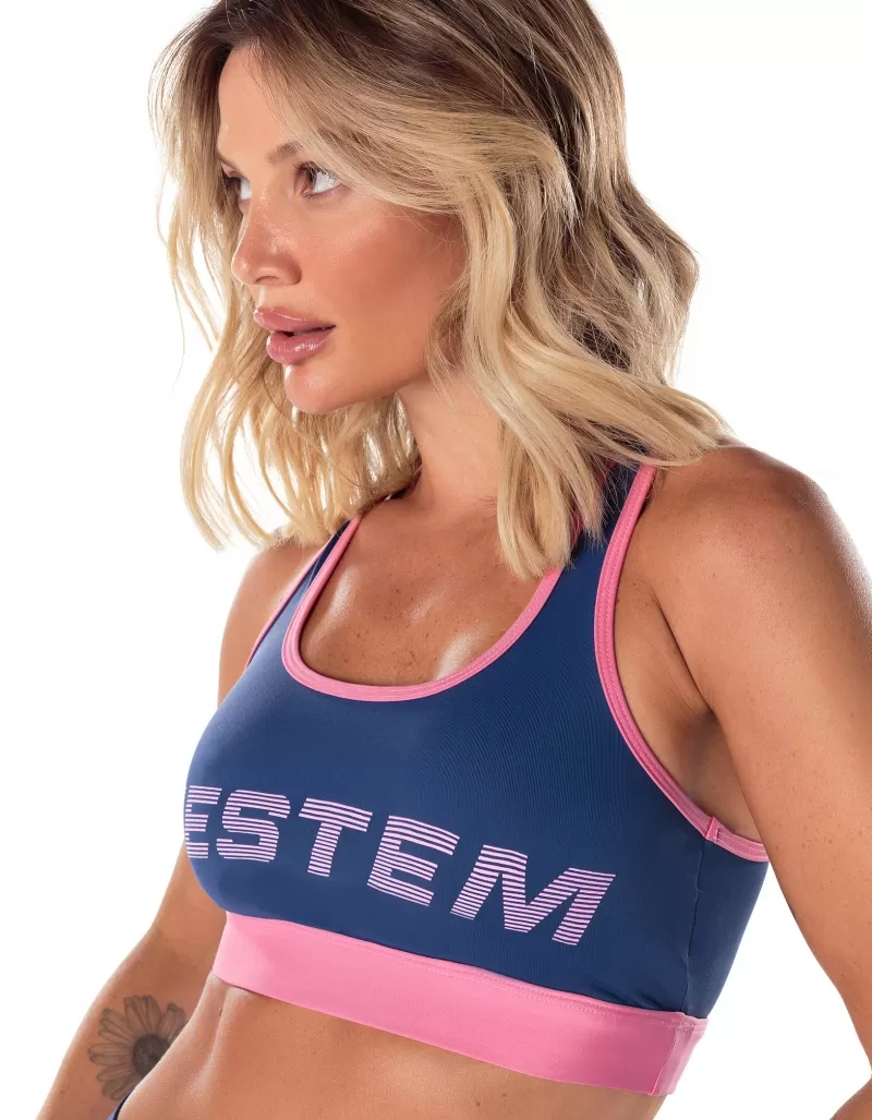 Vestem - Breeze Swim Top in Blue Jeans - TOP1058.V25.C0257