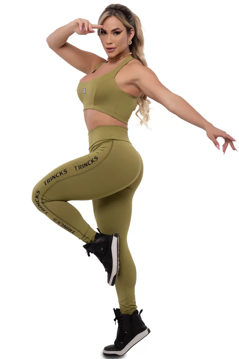 Trincks - Basic Pistachio Leggings and Top Set - 