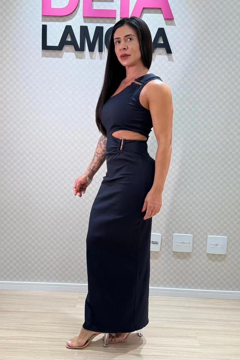 MYFT - RIBBED DRESS WITH CUT OUT - 502VE010380