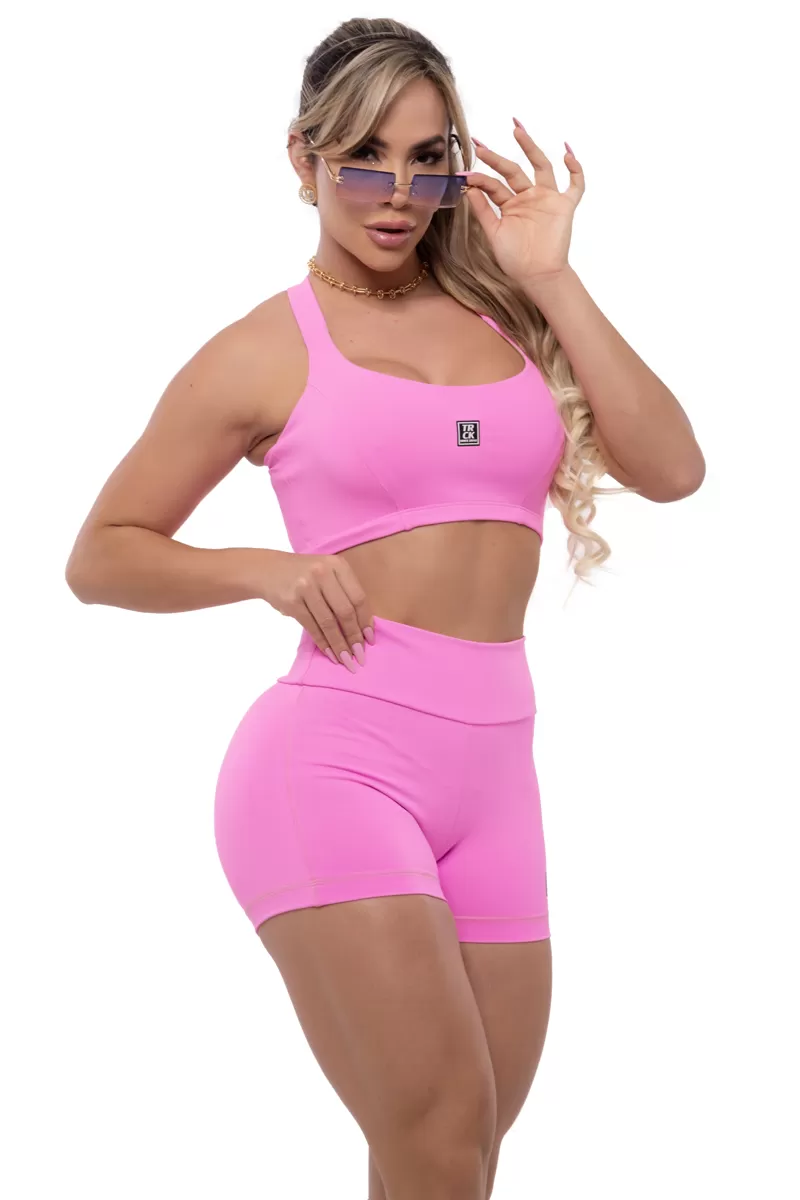 Trincks - Conjunto Short e Top Basic Rosa - 