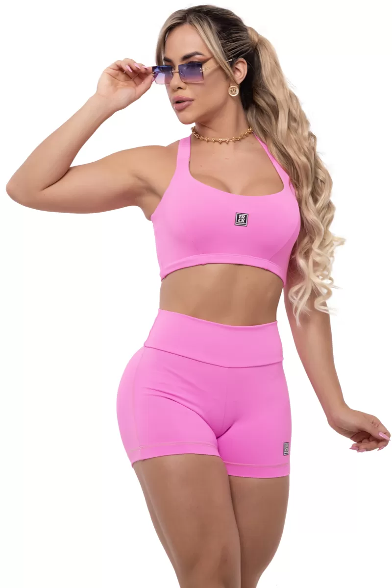 Trincks - Conjunto Short e Top Basic Rosa - 