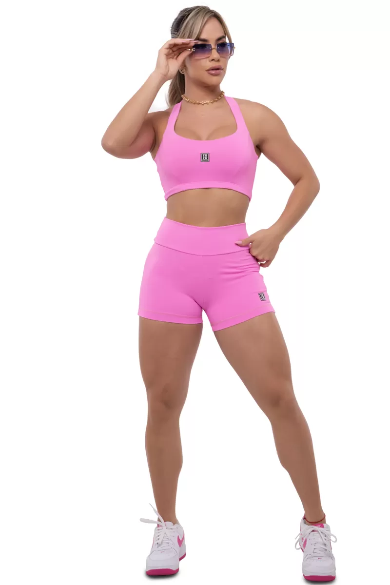 Trincks - Conjunto Short e Top Basic Rosa - 