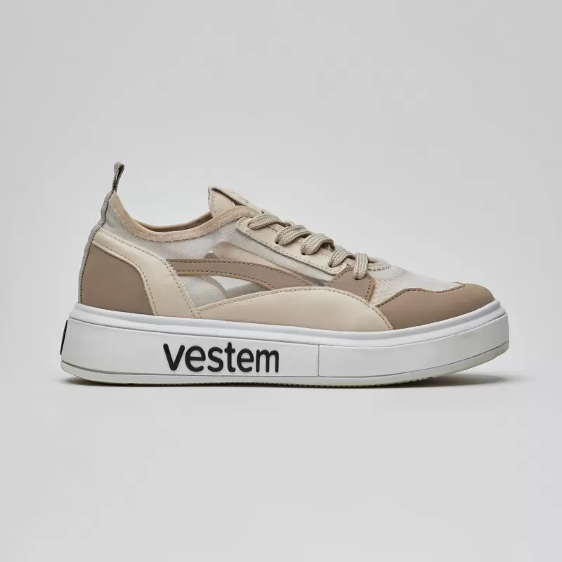 Vestem - Tenis Frida Multicolor Off White e Bege Areia - TE20.C0614
