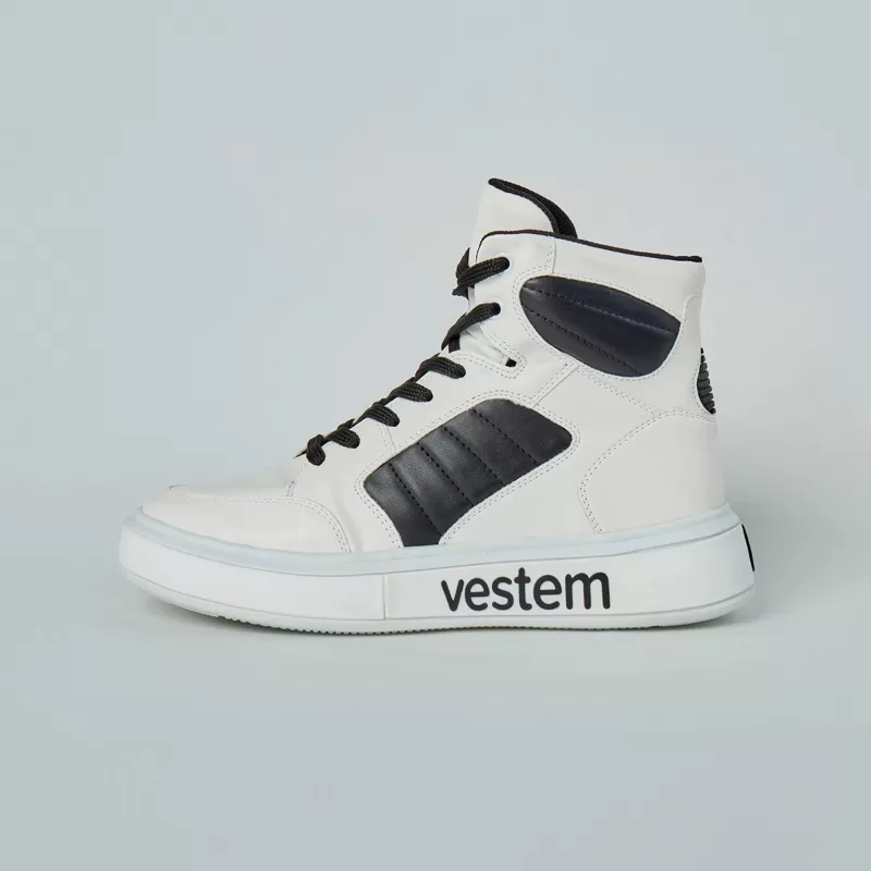 Vestem - Tenis Basquiat Branco e Preto - TE25.C0180
