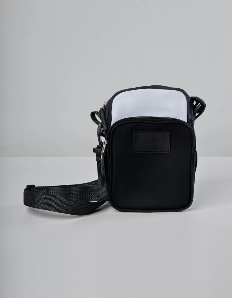 Vestem - Shoulder Bag Bicolor Branco e Preto - BOL63.C0180