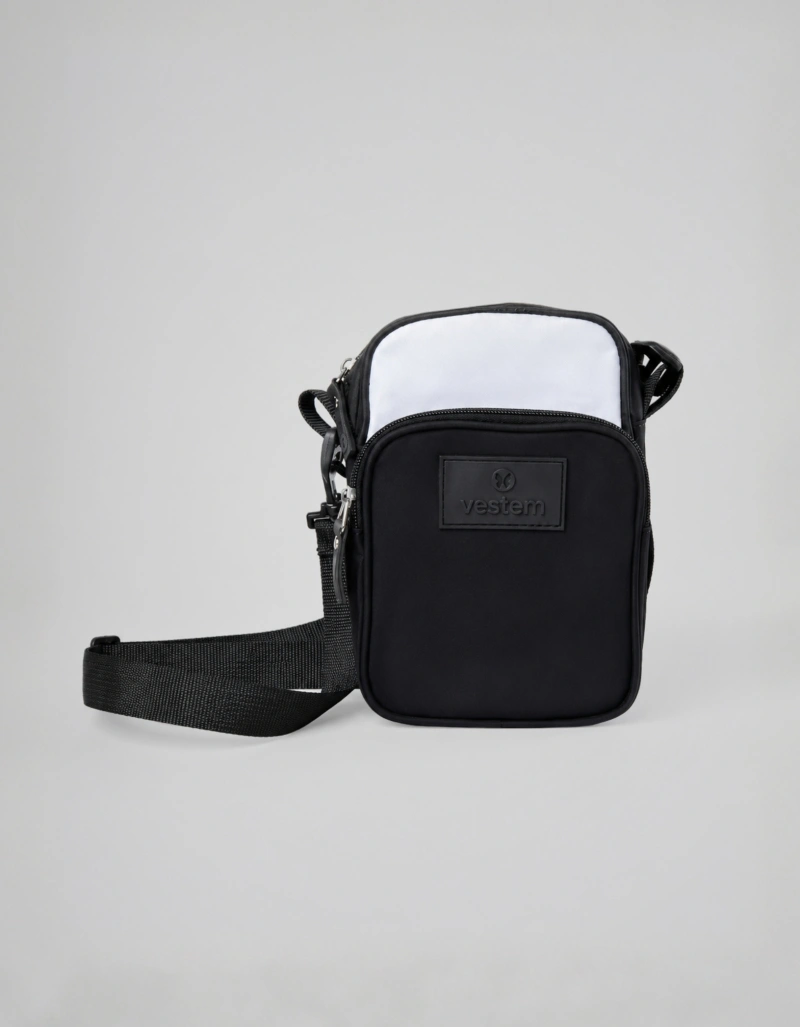 Vestem - Shoulder Bag Bicolor Branco e Preto - BOL63.C0180
