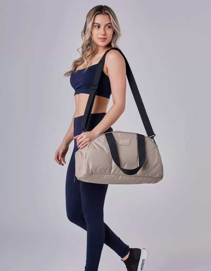 Vestem - Bolsa Academia Matelassê Bege Aveia - BOL65.C0573