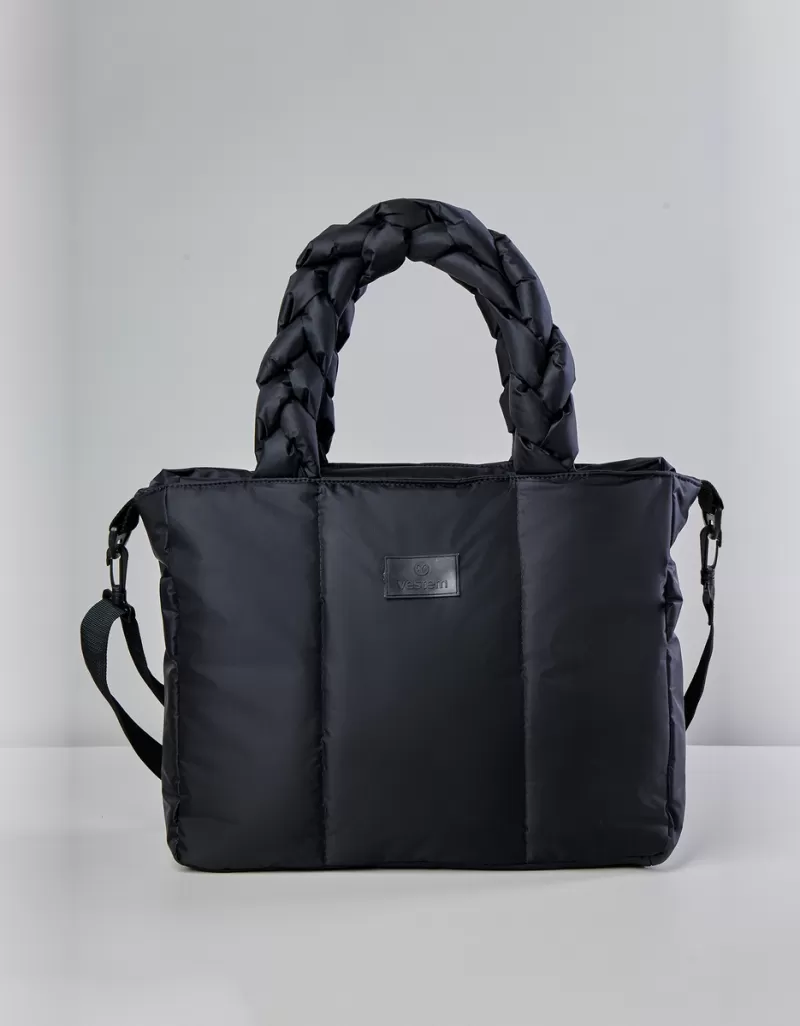 Vestem - Mameshssê Black Braid Hand Bag - BOL66.C0002