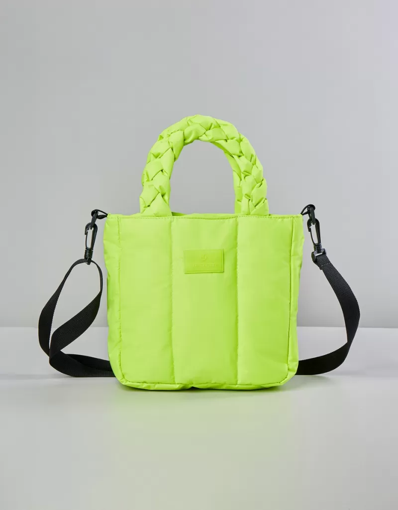 Vestem - Mini Hand Bag Braid Mameshssê Neon Yellow - BOL67.C0009