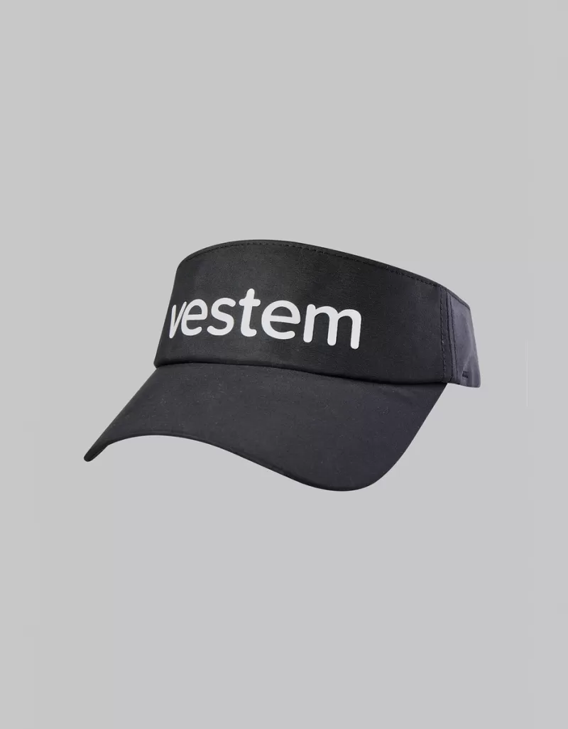 Vestem - Black High Relief Silk Visor - VS20.C0002