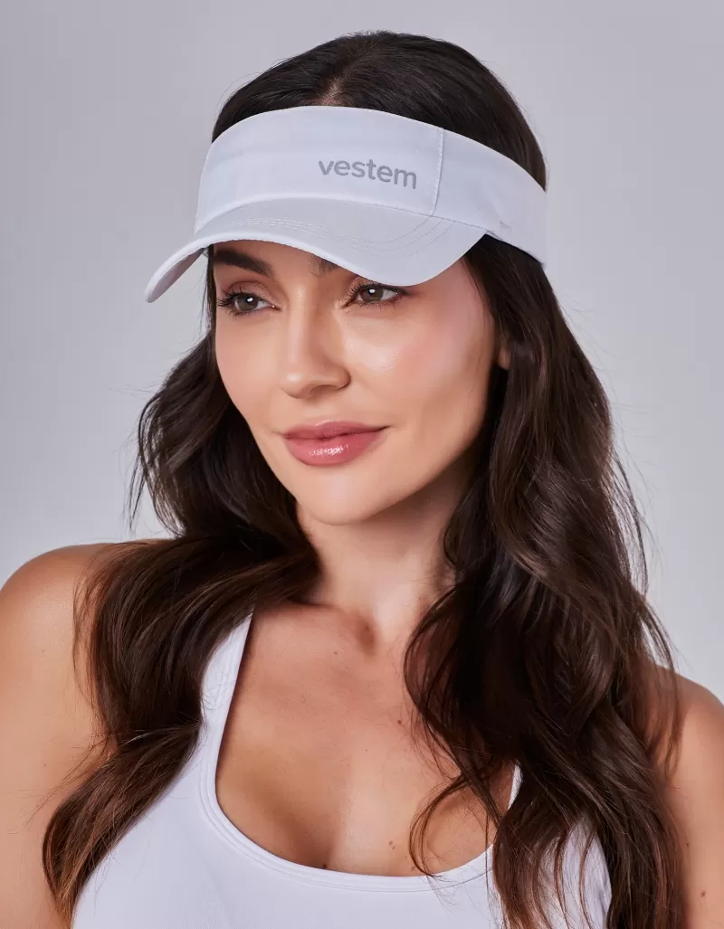 Vestem - White Reflective Vest Visor - VS21.C0001