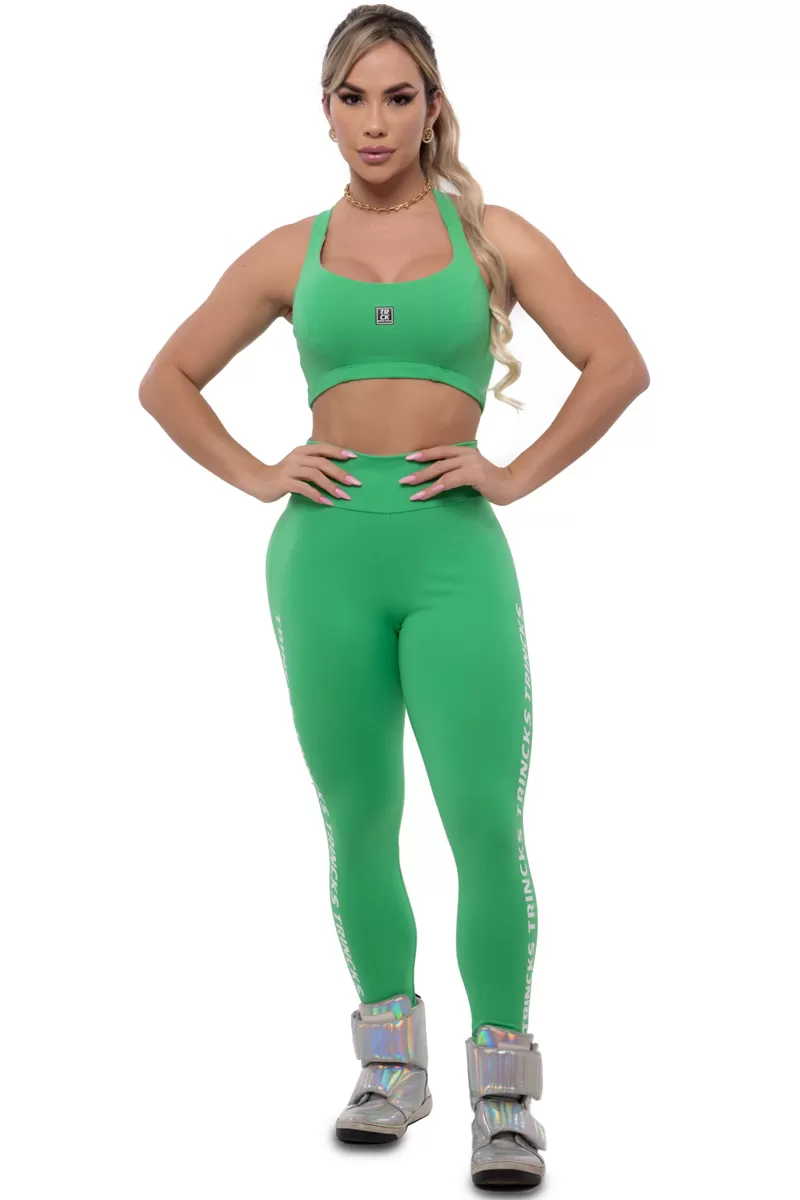 Trincks - Green Basic Top and Legging Set - 
