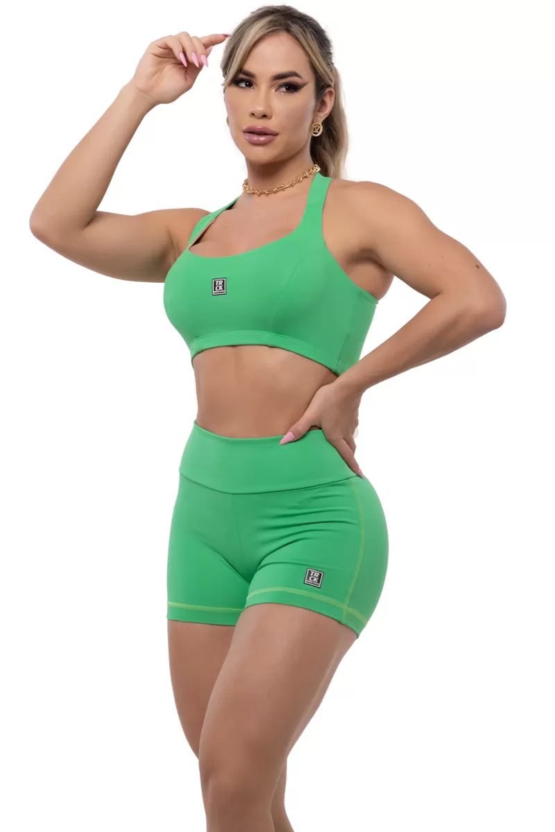 Trincks - Conjunto Short e Top Basic Verde - 