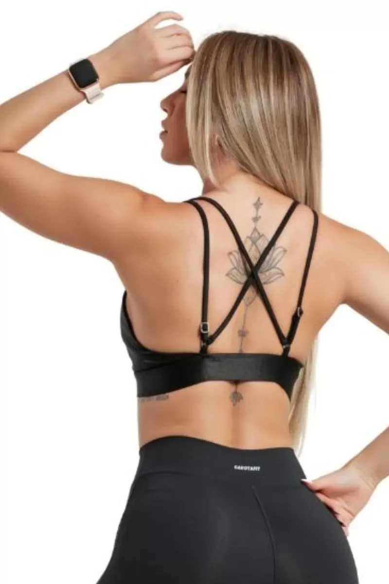 Garotafit - Black Felicity Top - TOB96A