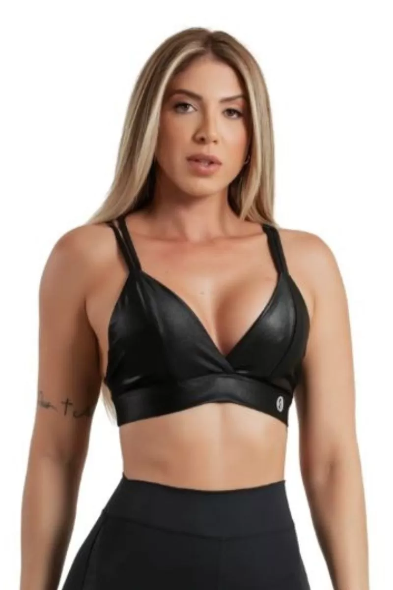 Garotafit - Black Felicity Top - TOB96A