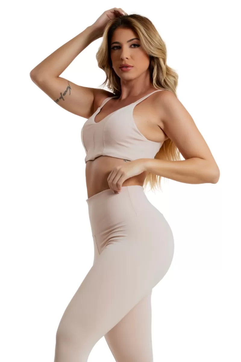 Garotafit - Top Dizzy Rosa Pele - TOB97RP