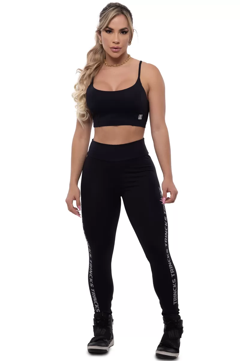 Trincks - All Black Legging and Top Set - 
