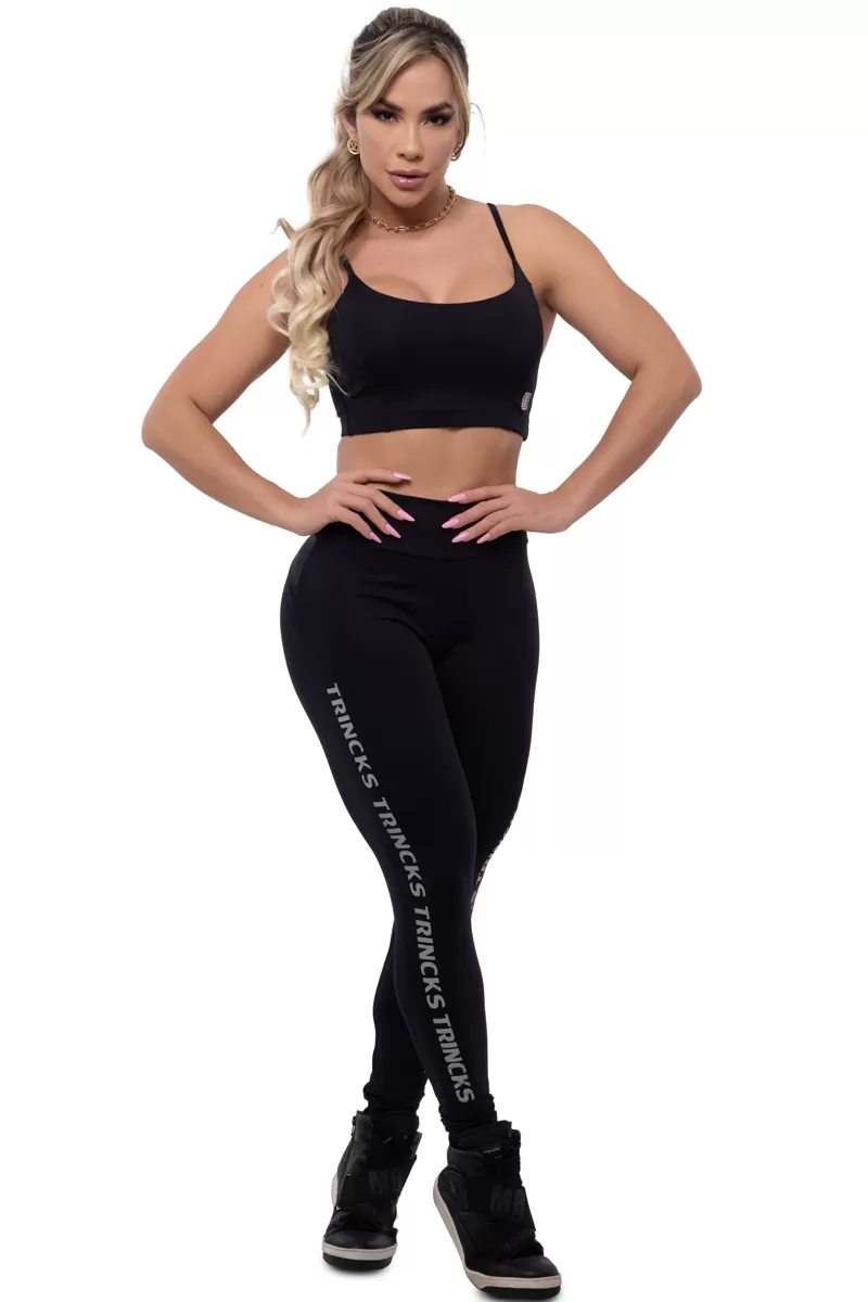 Trincks - All Black Legging and Top Set - 